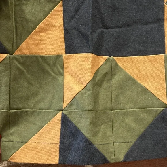 Pamut Apparel linen/hemp handmade black, green, and tan button-up Jacket - xs - Picture 6 of 11